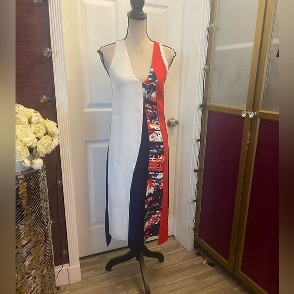 Sachin + Babi Boca Chica Geo midi dress, size 4 - Picture 4 of 12